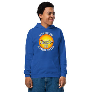 Be The Sunshine - Youth heavy blend hoodie (Blue)