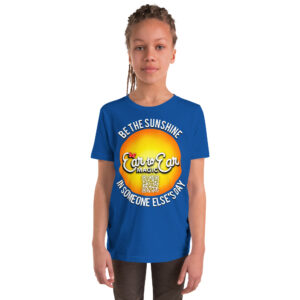 Be The Sunshine - Youth Short Sleeve T-Shirt (Blue)